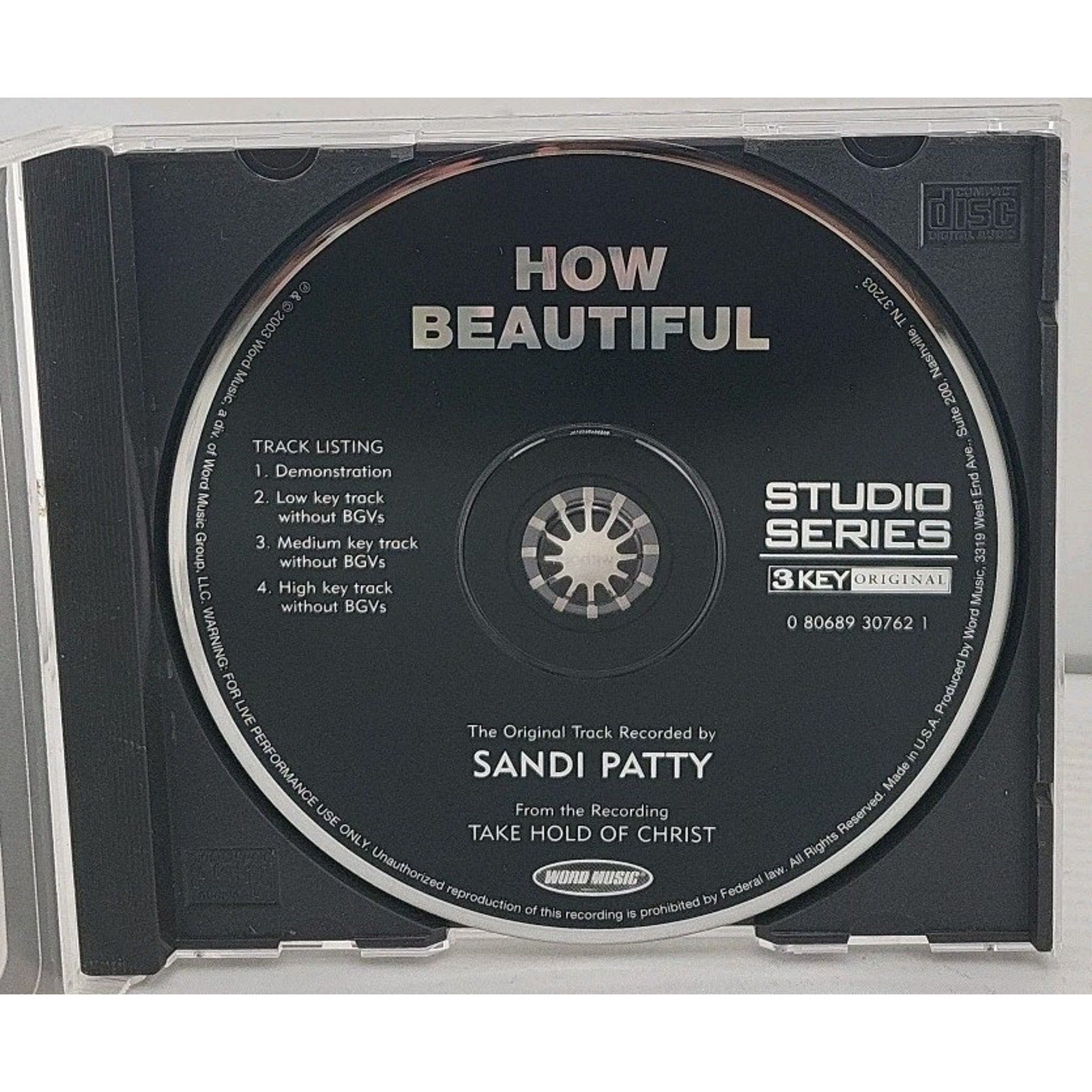 How Beautiful - Sandi Patty - Accompaniment Track (CD)