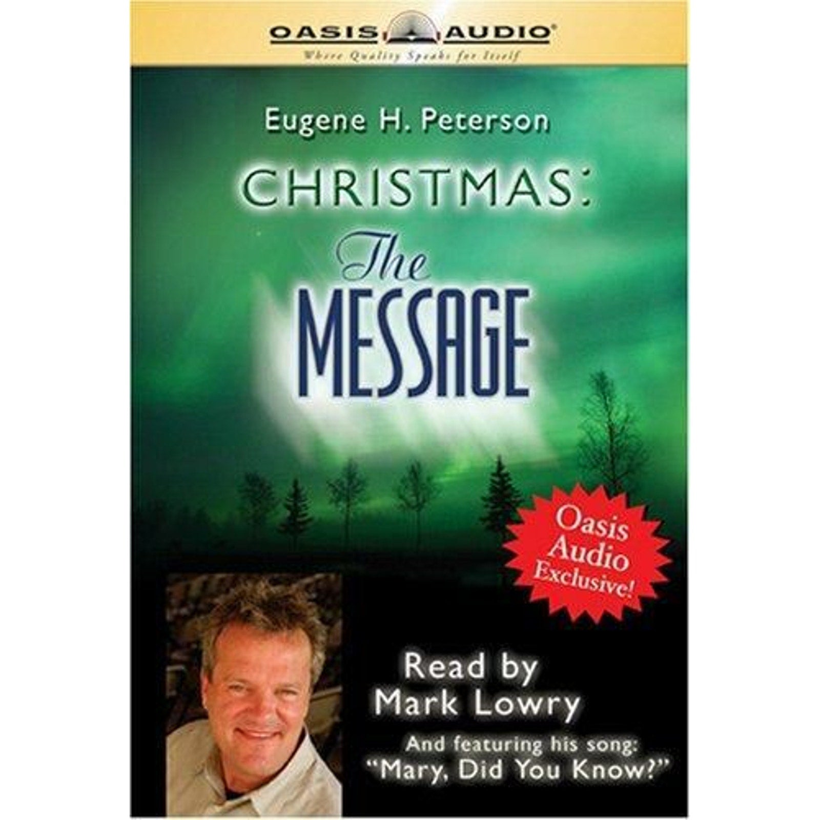 Christmas : The Message by Eugene H. Peterson (2006, Compact Disc, Abridged...