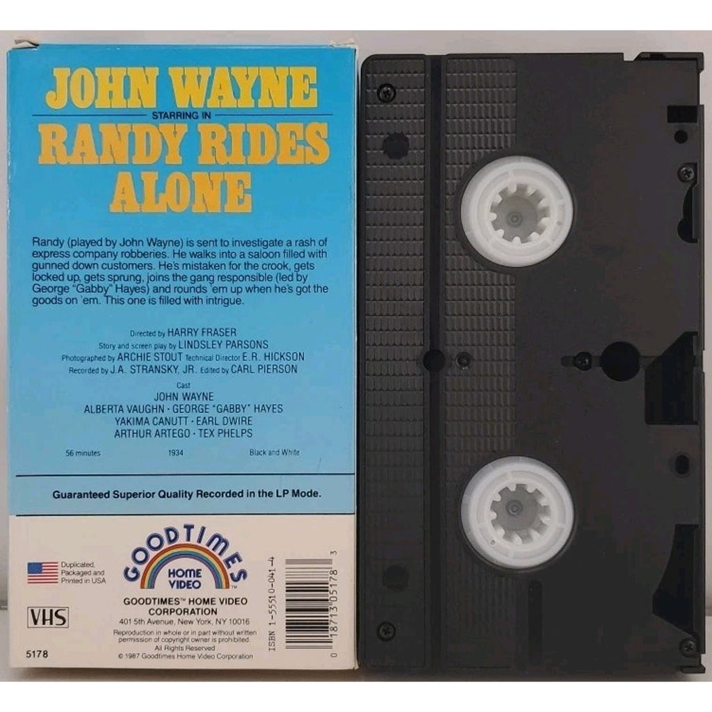 Randy Rides Along - John Wayne (VHS)