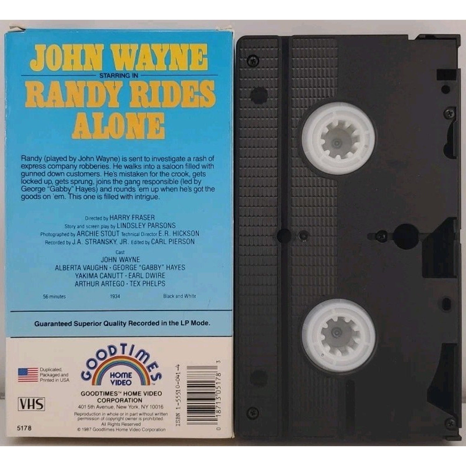 Randy Rides Along - John Wayne (VHS)