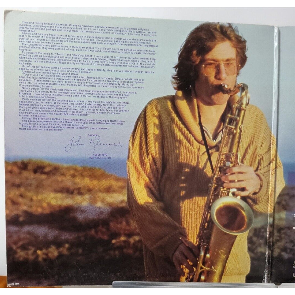 The Best of John Klemmer Mosaic Volume 1 (Record)