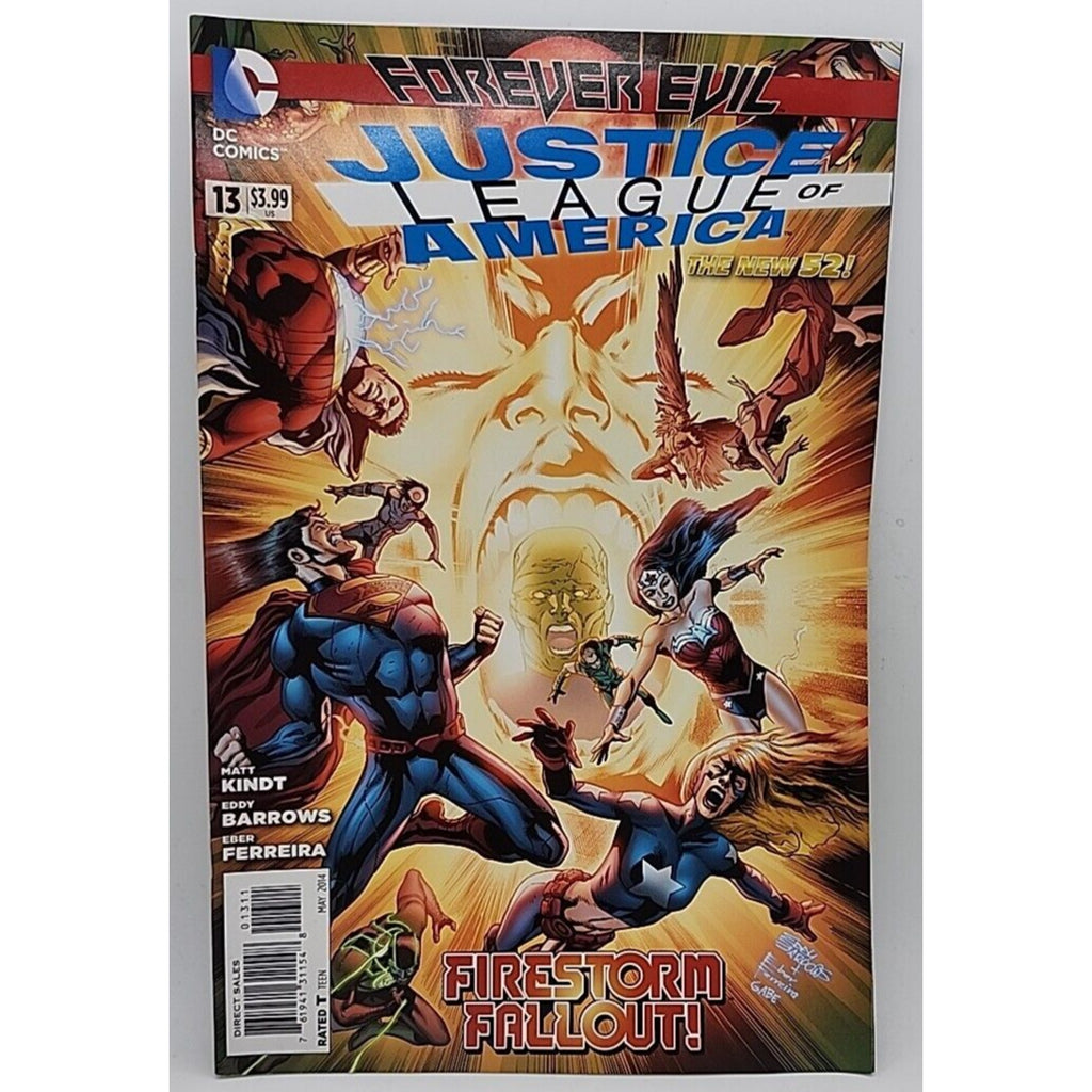 2014 DC Comics Forever Evil Justice League of America #13 Firestorm Fallout