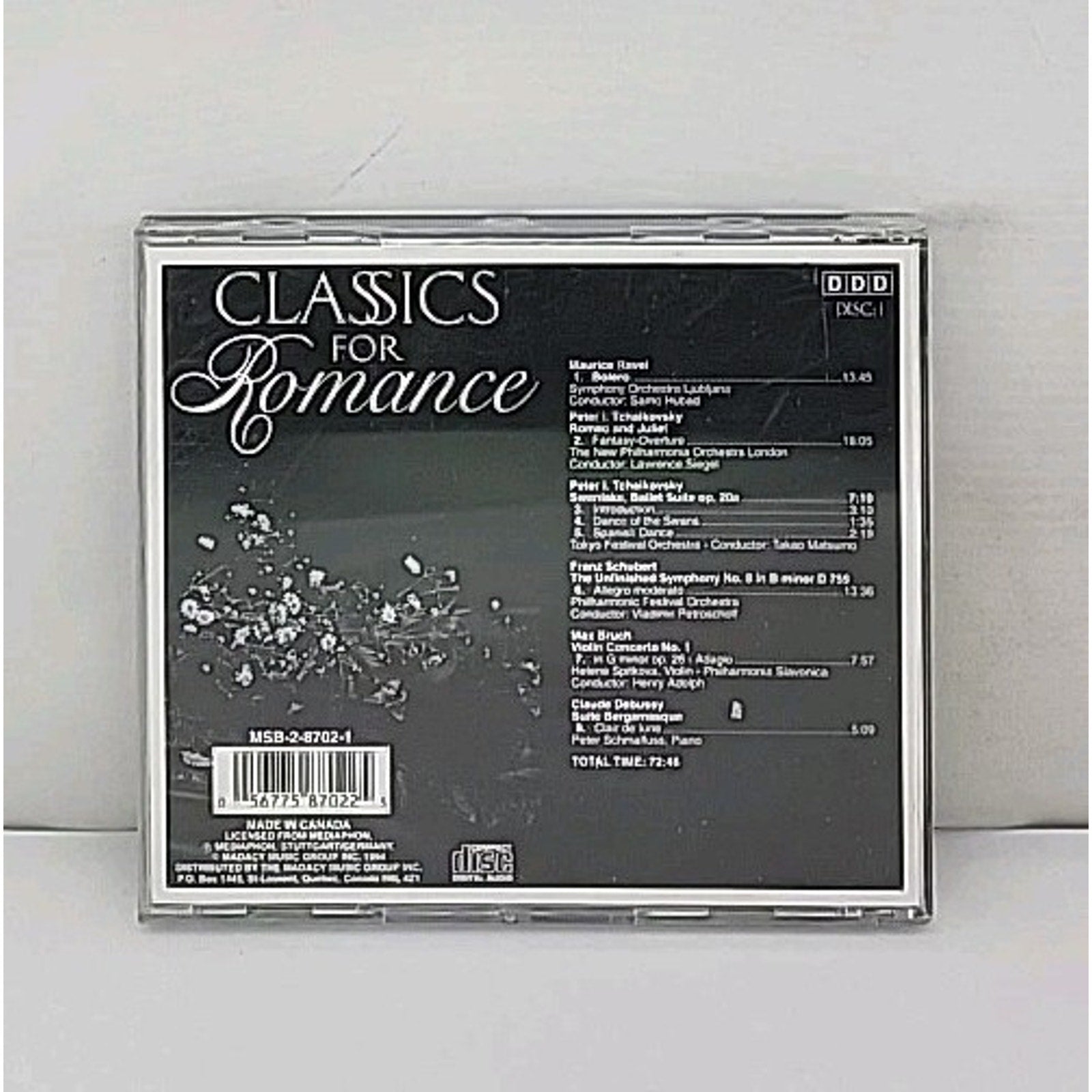 Classics for Romance by Various (CD, 1995) DISC 1 ONLY