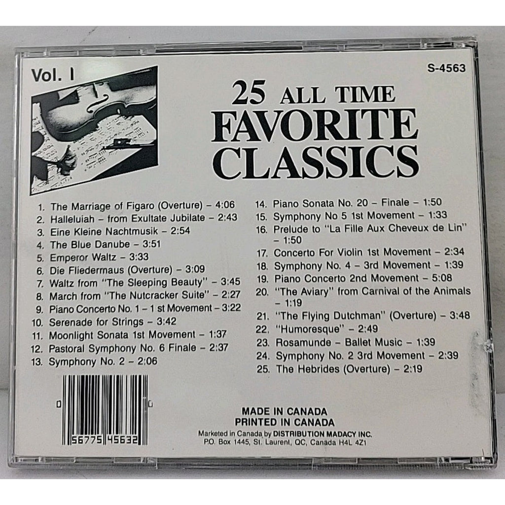 25 All Time Favorite Classics - Audio CD