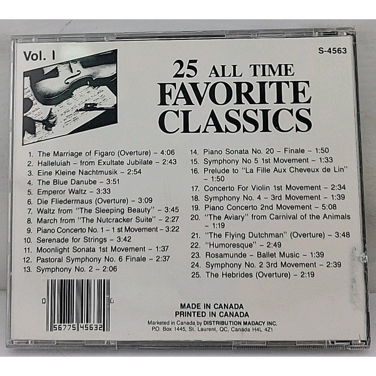 25 All Time Favorite Classics - Audio CD
