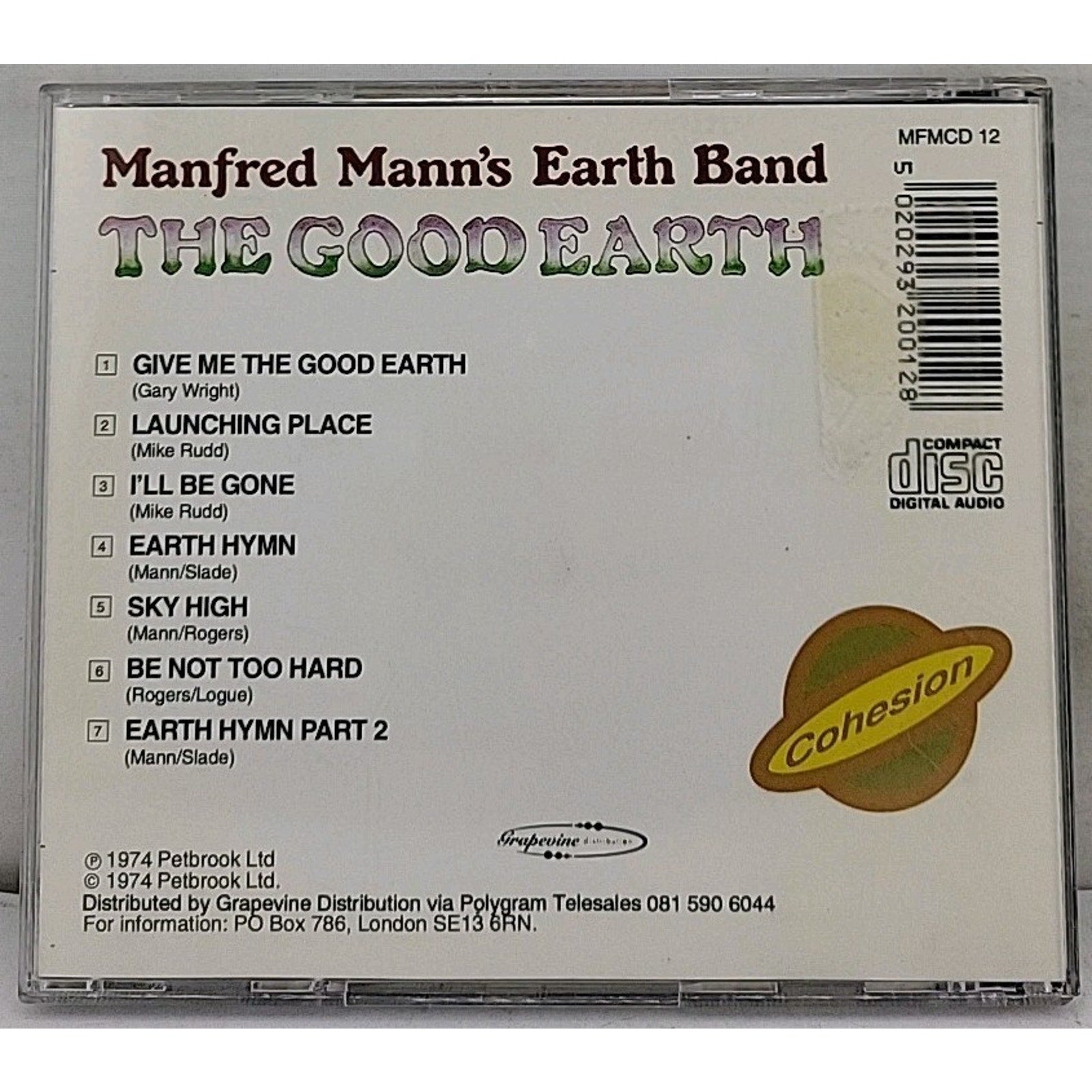 Good Earth by Manfred Mann's Earth Band - CD