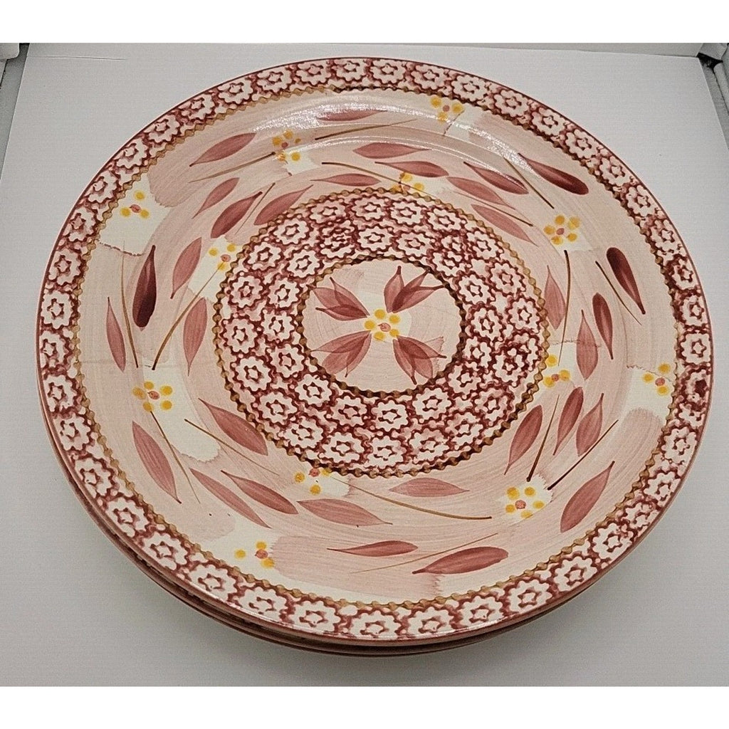 Temptations Cranberry Old World Salad Plates, 3 pcs.