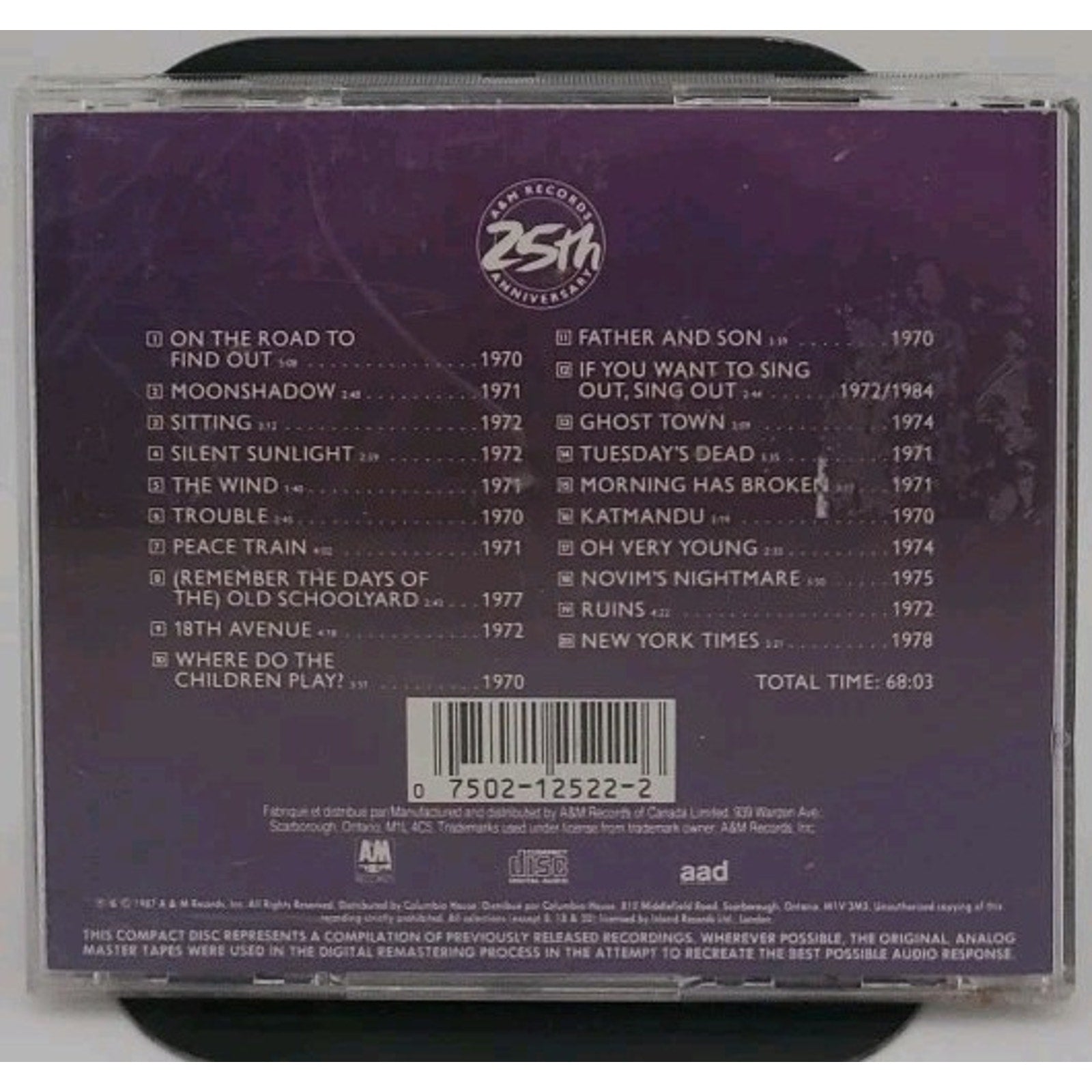 Vol. 24 Classics by Cat Stevens (CD, 1990)