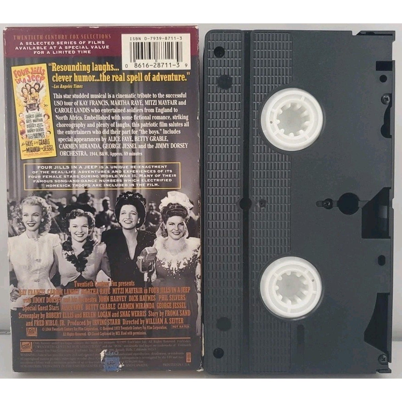 Four Jills in a Jeep (VHS, 1995)