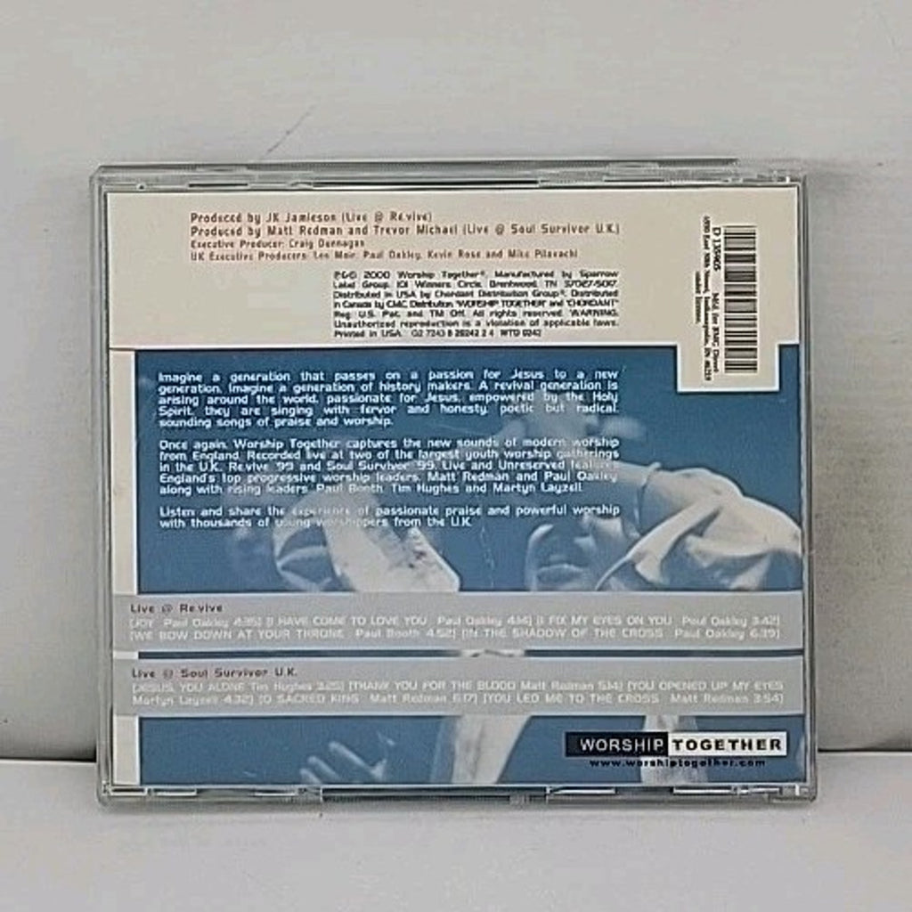 CD Worship Together Revival Generation Live and Unreserved 2000