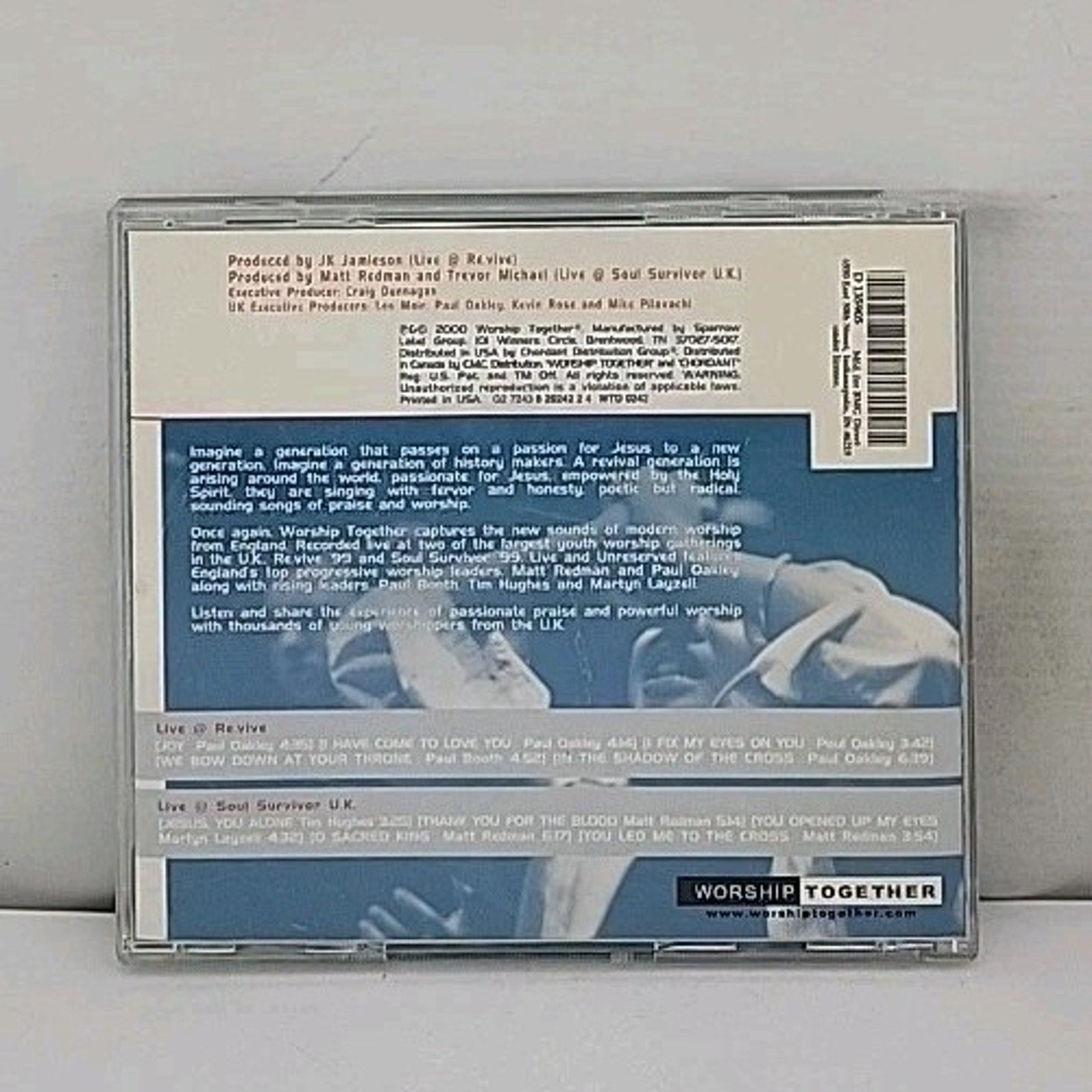 CD Worship Together Revival Generation Live and Unreserved 2000