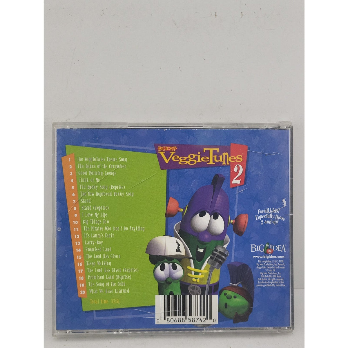 VeggieTales: Veggie Tunes, Vol. 2 by VeggieTales (CD, Word Distribution)