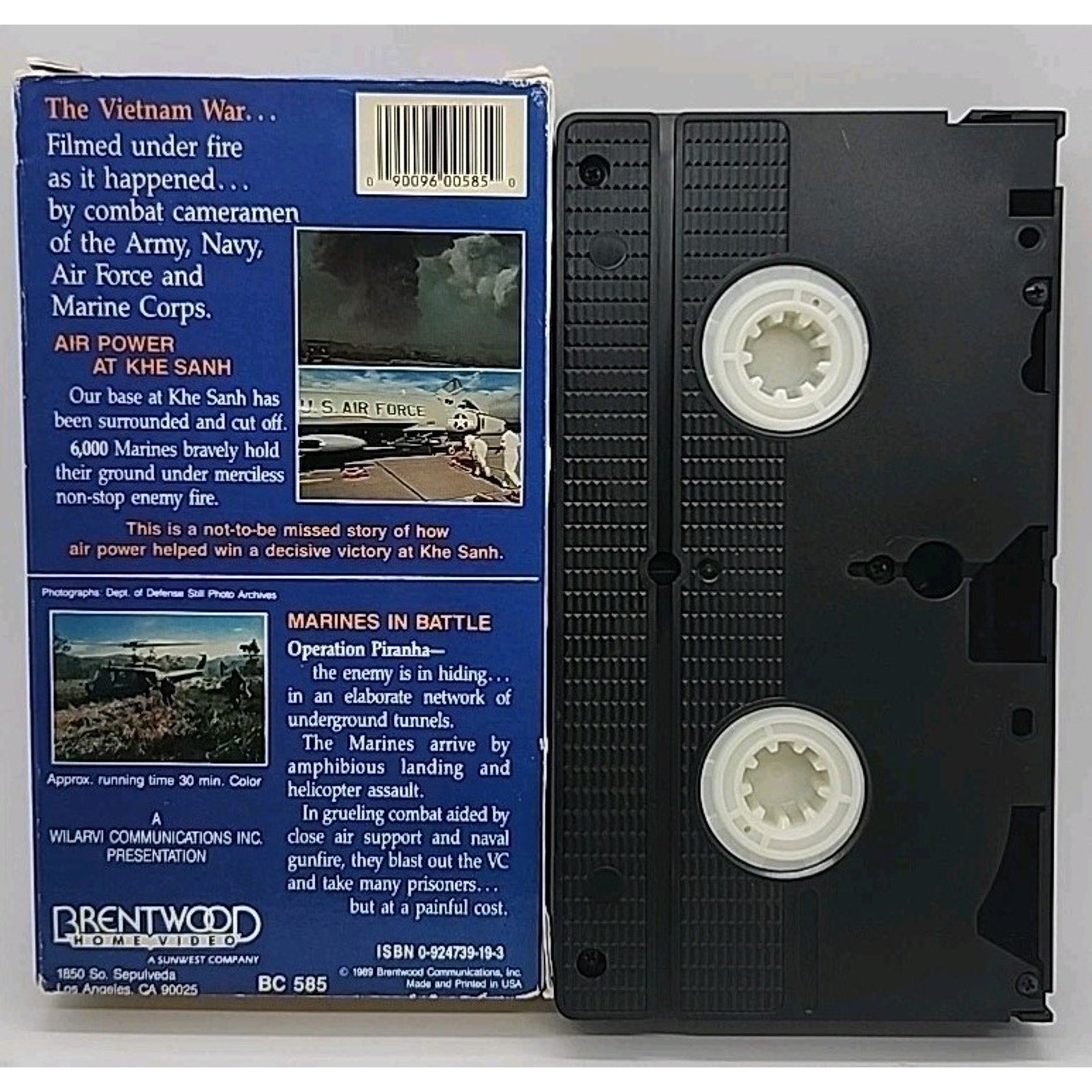 Combat Vietnam - Air Power at Khe Sanh/Marines in Battle (VHS, 1990)