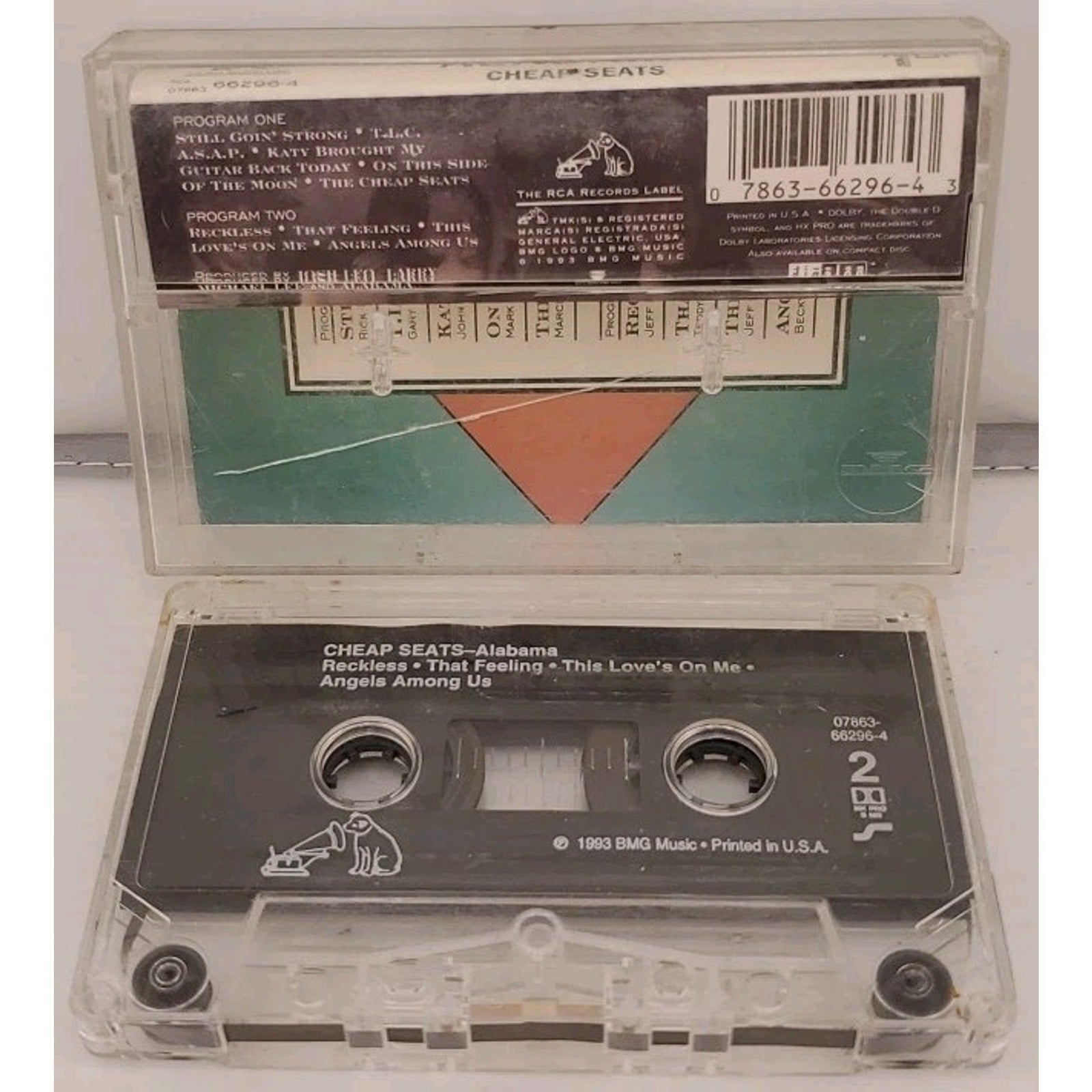 Cheap Seats by Alabama (Cassette, RCA Records)