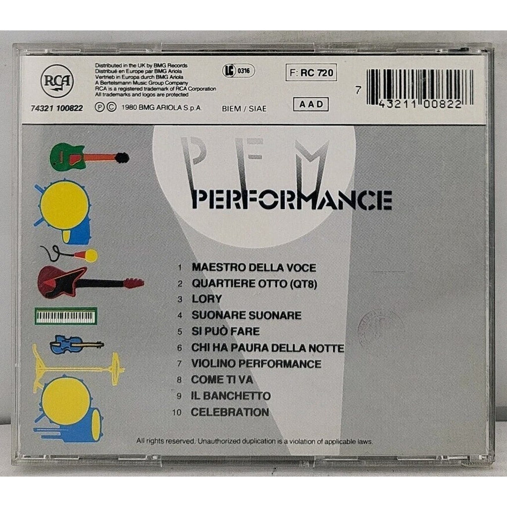 Performance by PFM (CD, 1999)
