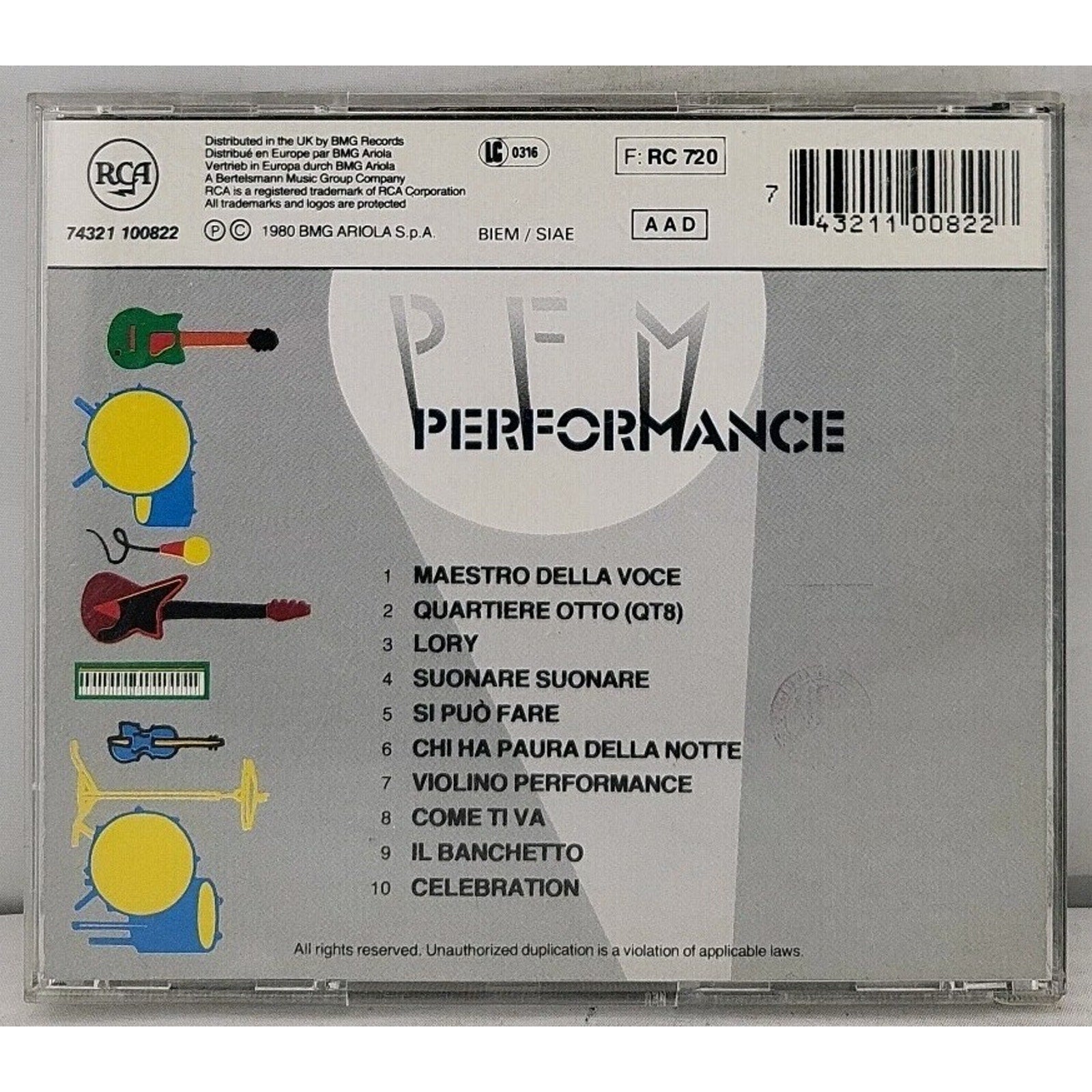 Performance by PFM (CD, 1999)