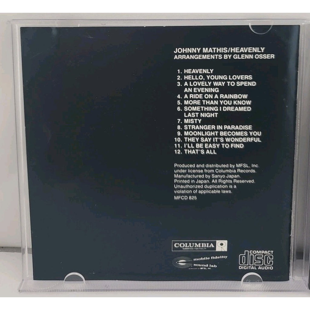 Johnny Mathis - Heavenly - CD