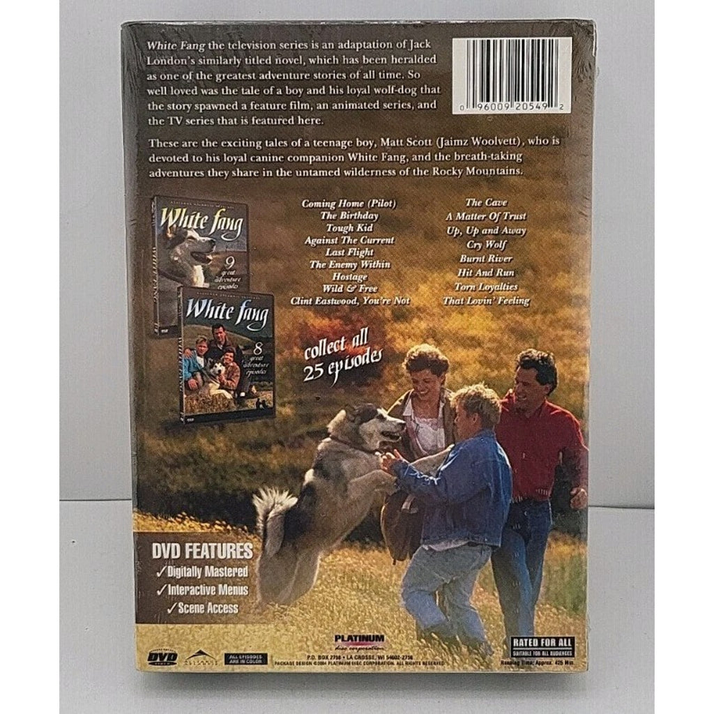 White Fang (DVD, 2004, 2-Disc Set) *Brand New*