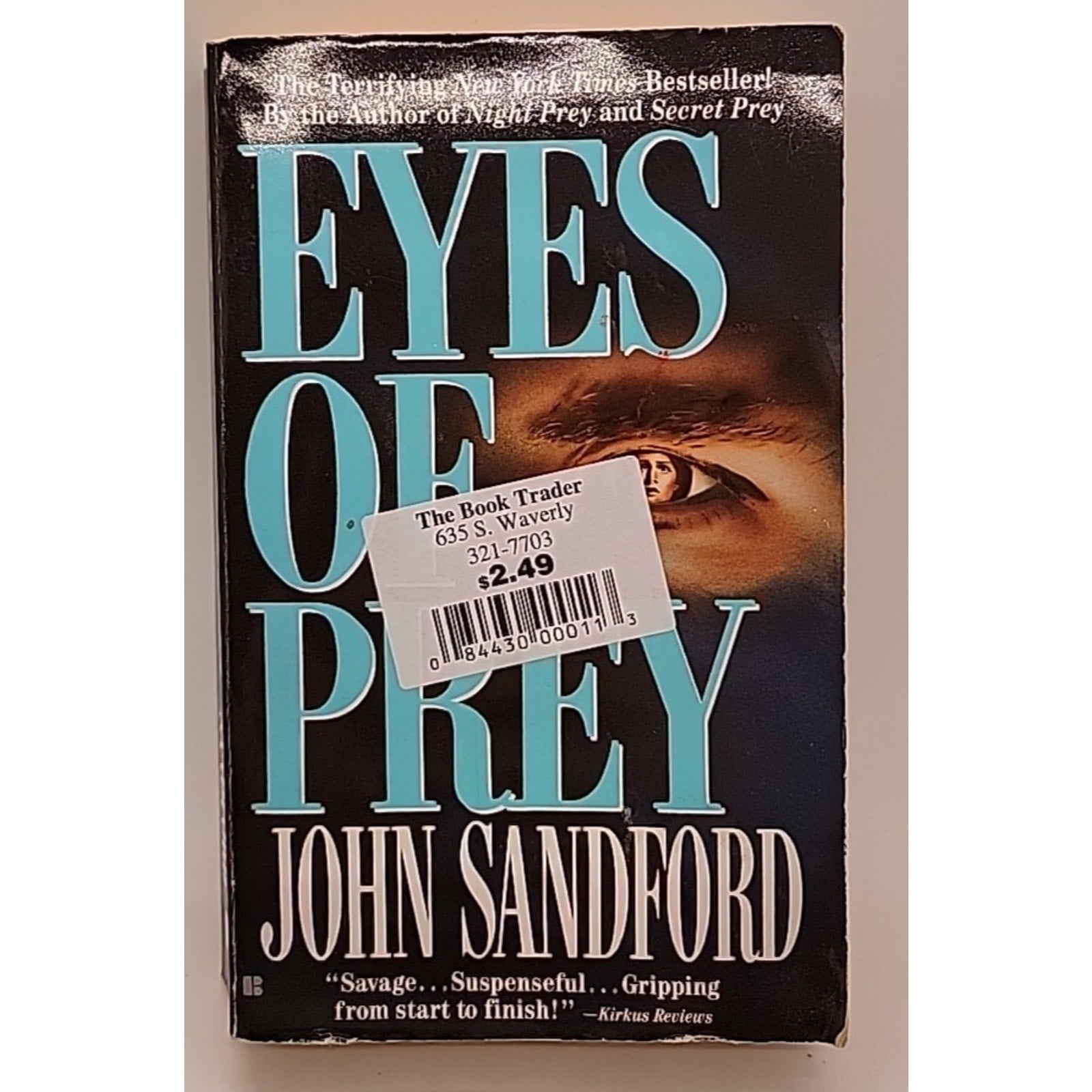 Eyes of Prey by John Sandford (1992, Mass Market)
