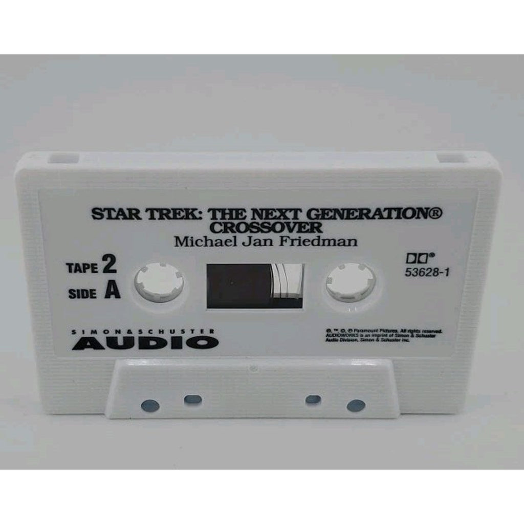 Star Trek The Next Generation Crossover Simon and Shuster Audio Cassettes