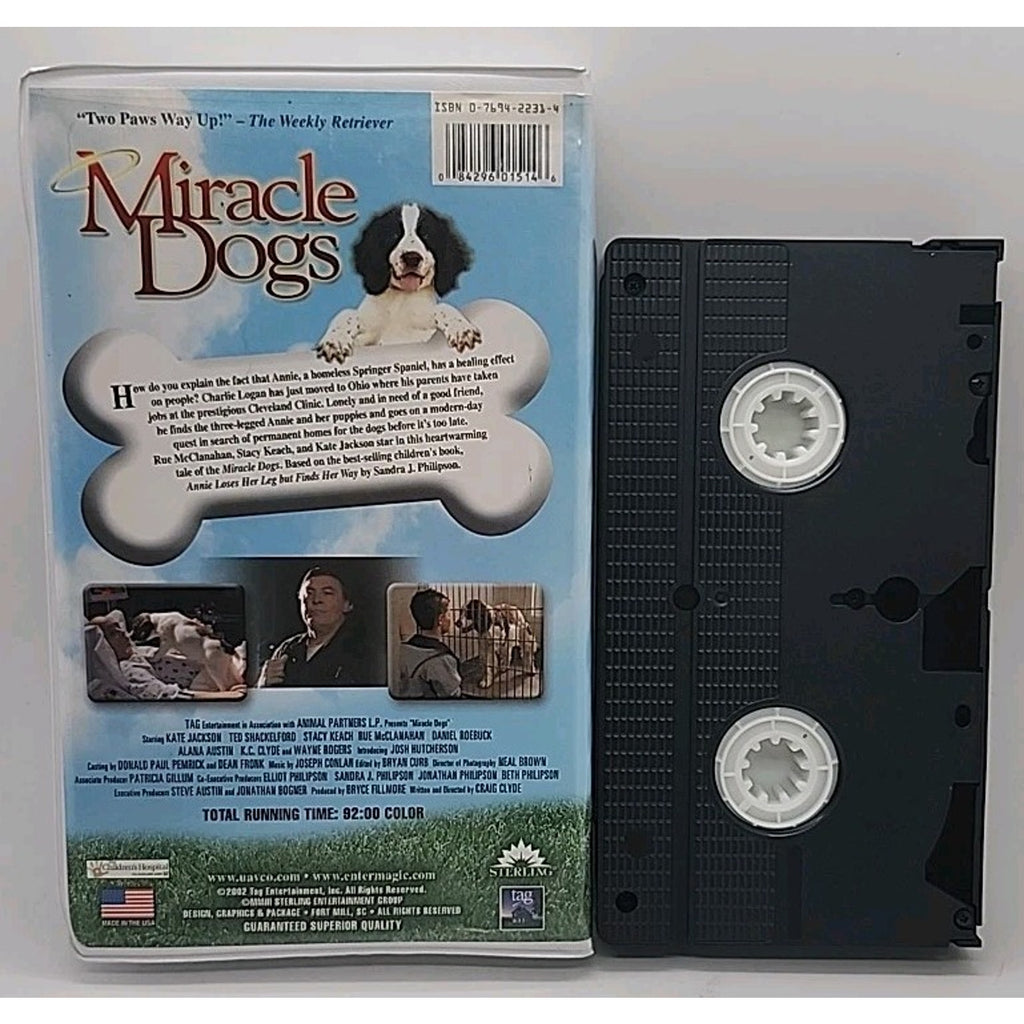 Miracle Dogs (VHS, 2002)