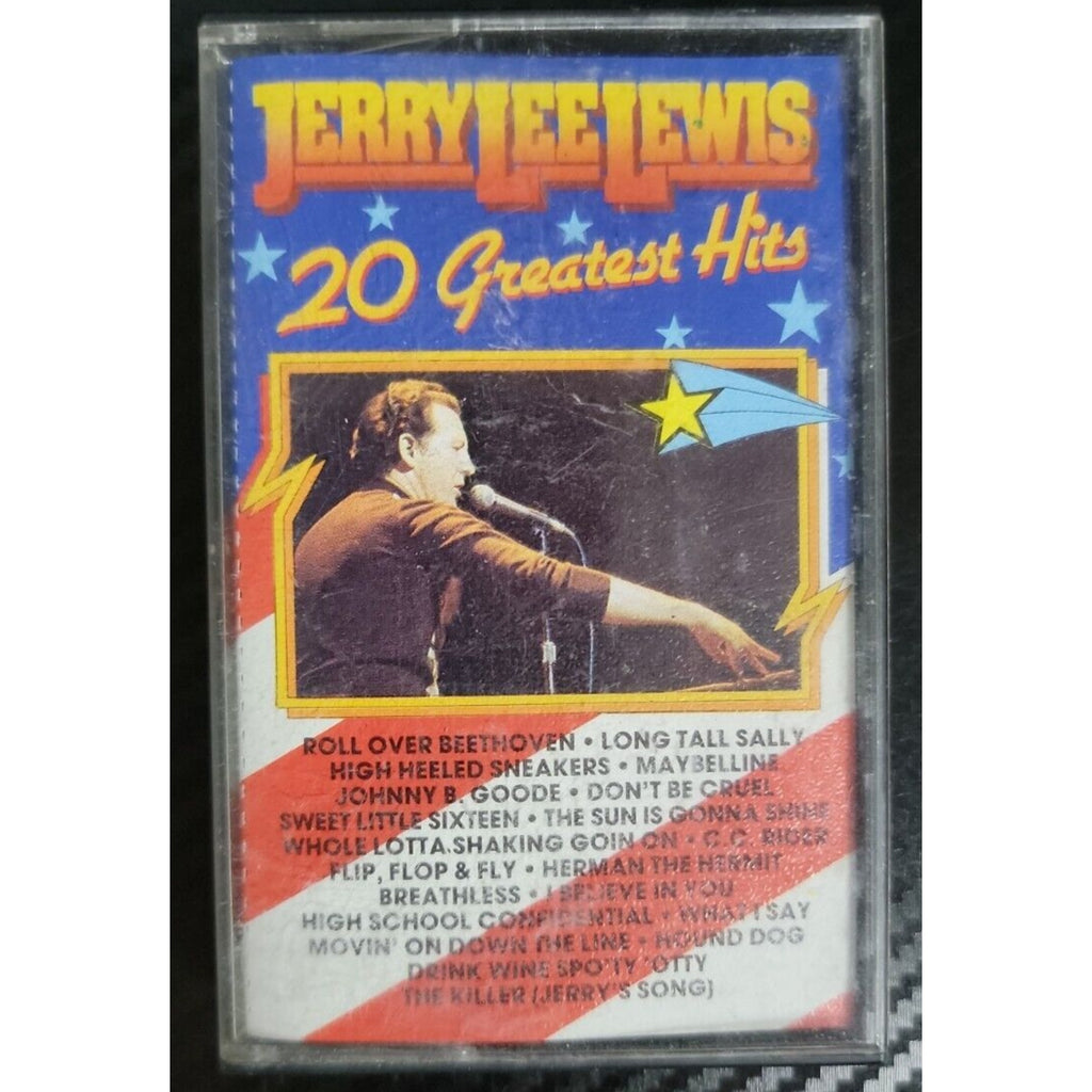 Jerry Lee Lewis 20 Greatest Hits Cassette