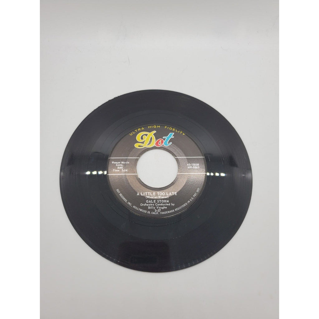 Gale Storm - A Little Too Late/Dark Moon