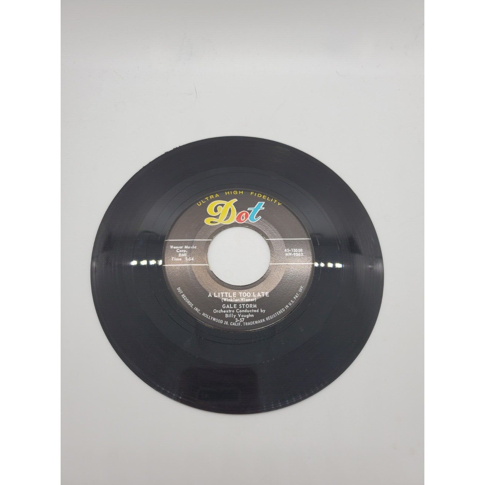 Gale Storm - A Little Too Late/Dark Moon