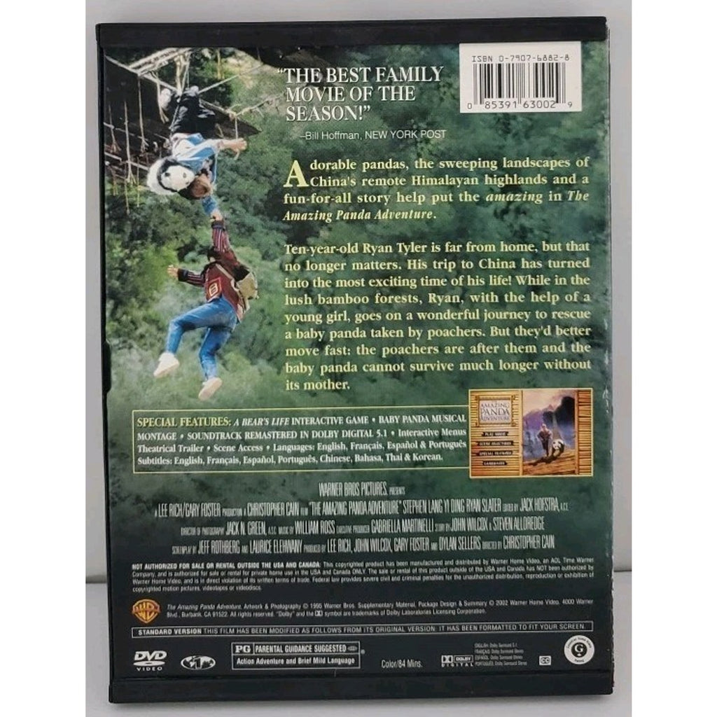 The Amazing Panda Adventure (DVD, 1995)