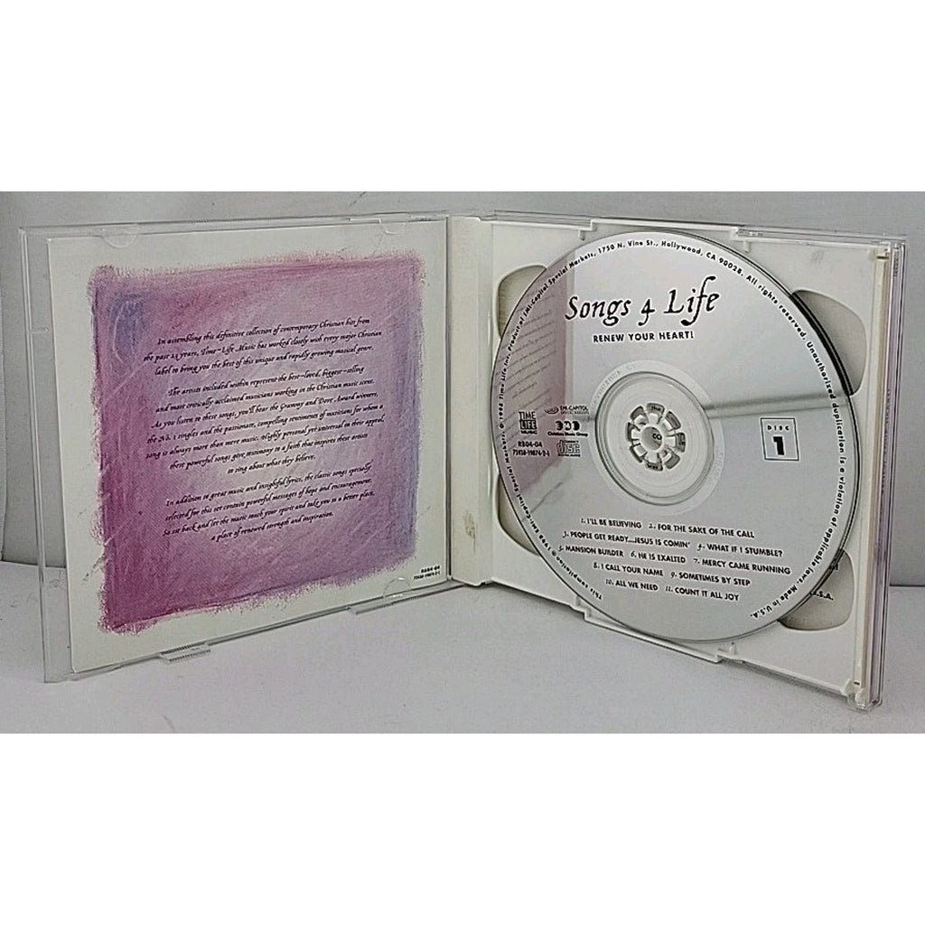 Songs 4 Life: Renew Your Heart by Various Artists (CD, Sep-1998, 2 Discs,...