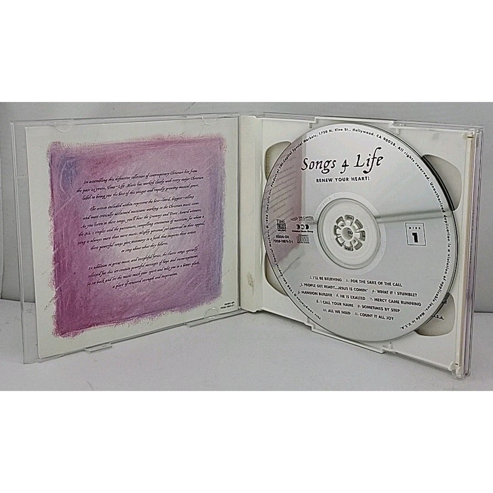 Songs 4 Life: Renew Your Heart by Various Artists (CD, Sep-1998, 2 Discs,...
