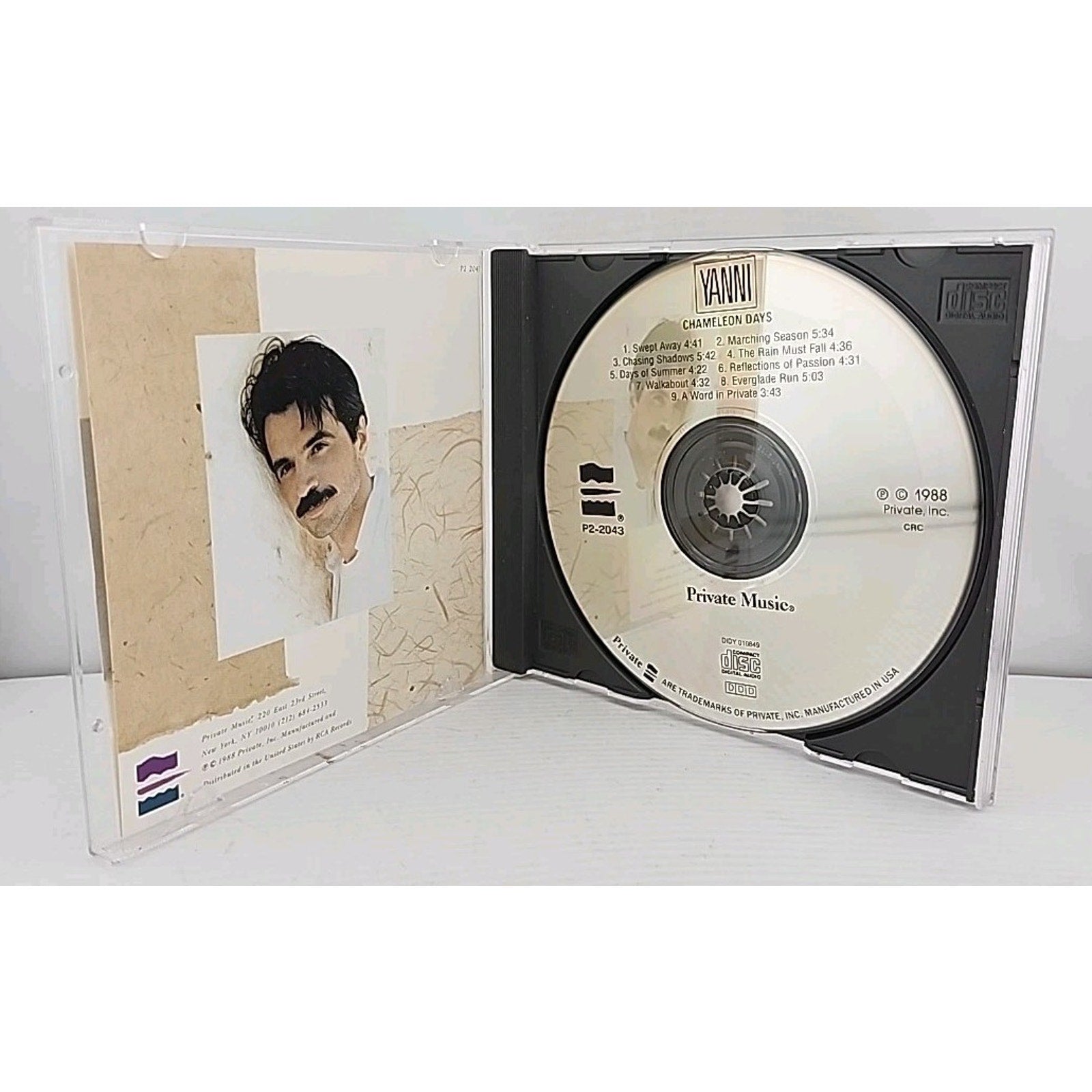 Chameleon Days by Yanni (CD, Aug-1988, Private Music)