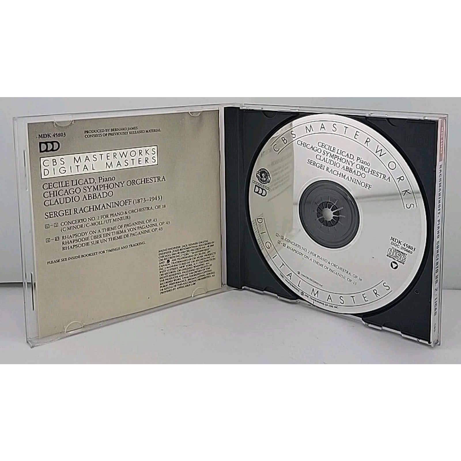 Rachmaninov: Piano Concerto No. 2 / Rhapsody on a Theme of Paganini (CD)