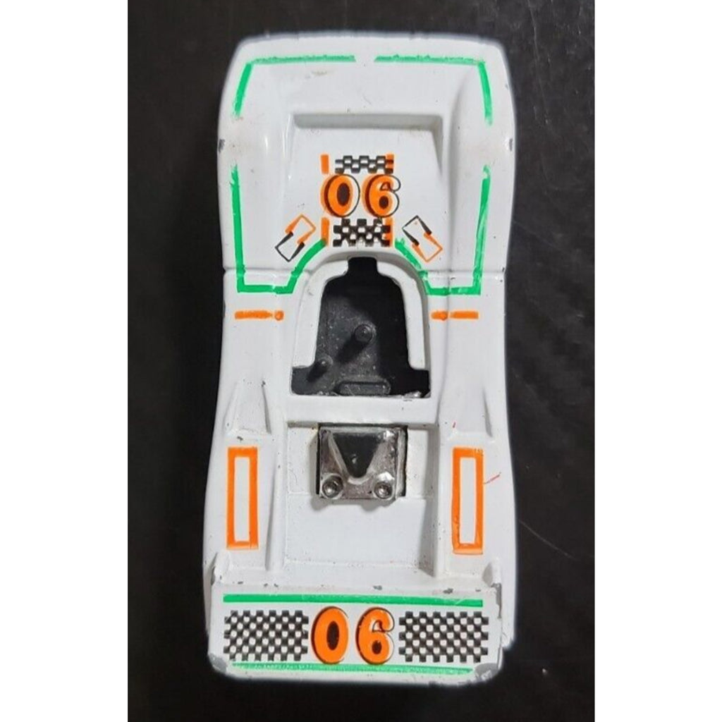 #90 Race White Die Cast Car