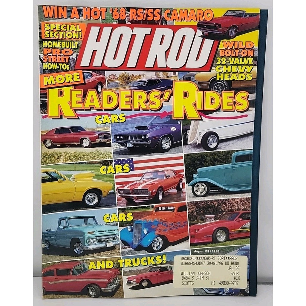 Hot Rod Magazine August 1991