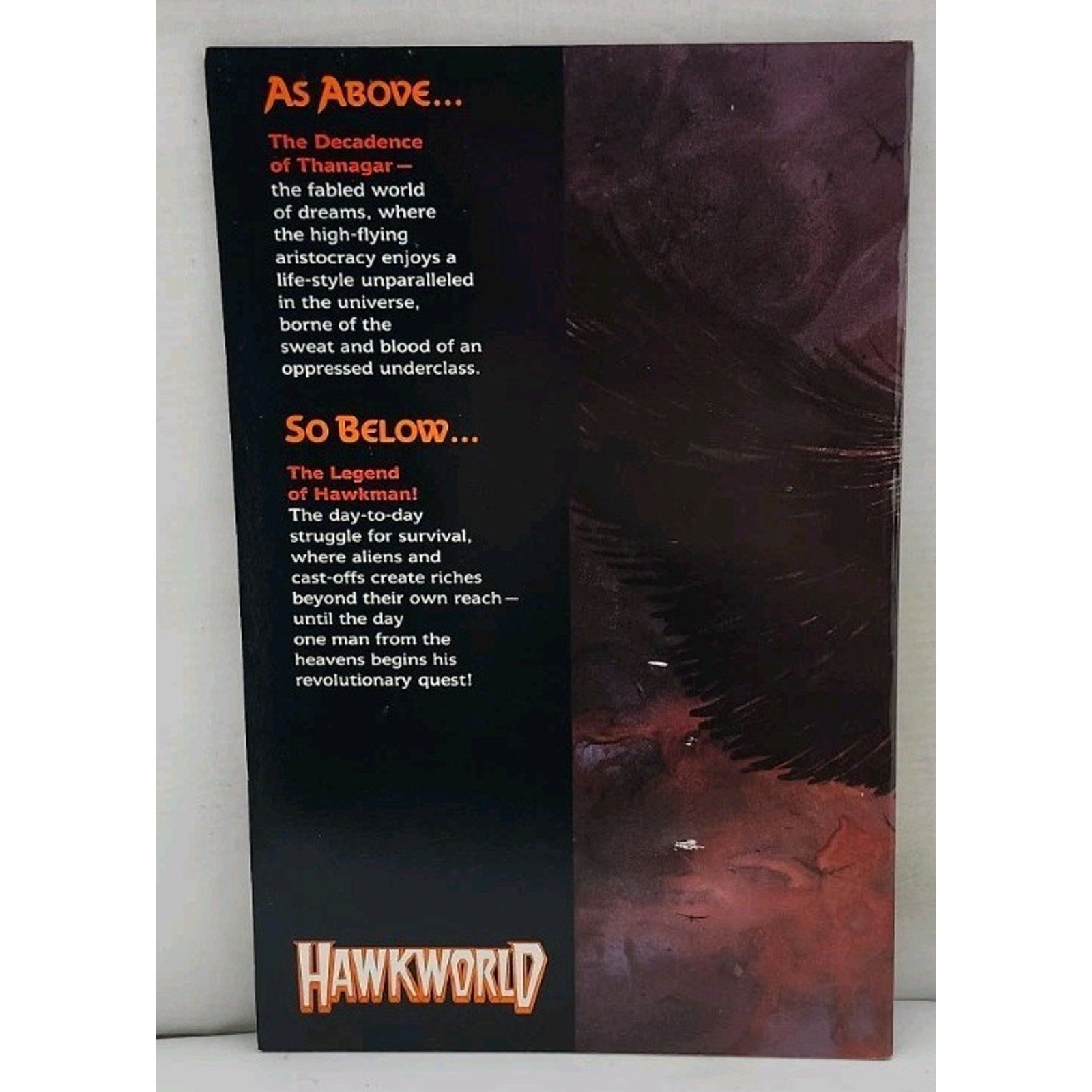 DC COMICS Hawkworld Book One Flashzone 1989