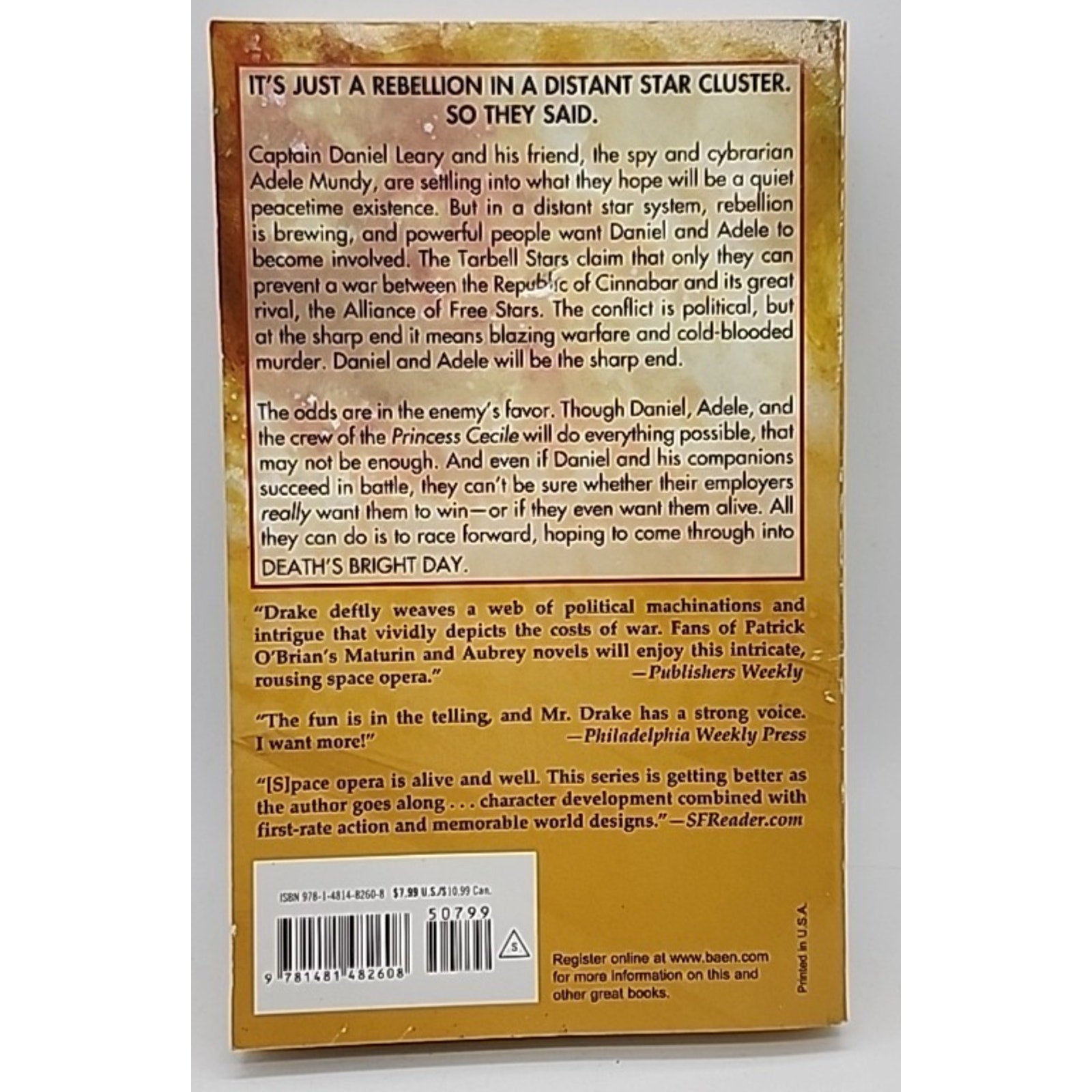 Death's Bright Day by David Drake (2017, Mass Market)