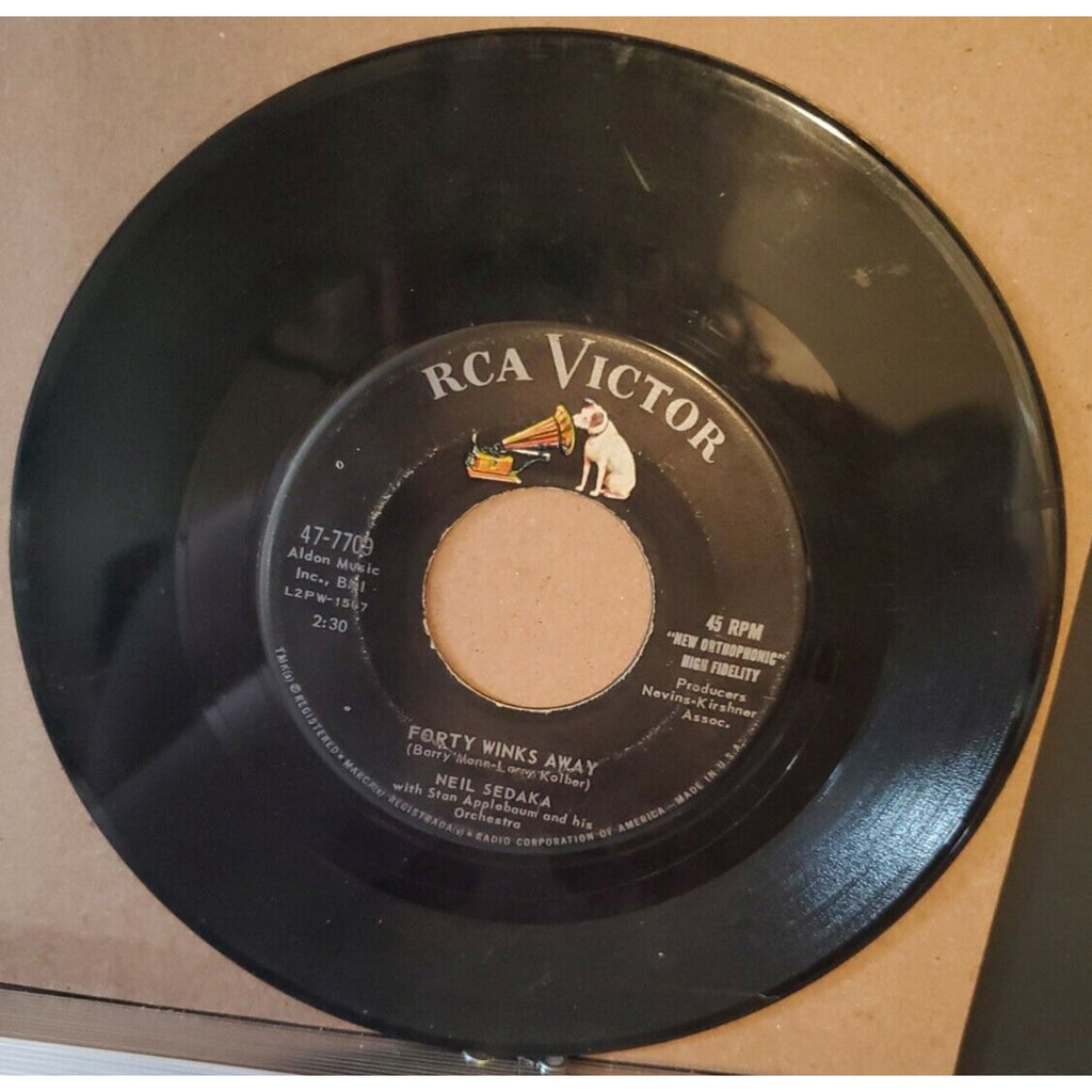 NEIL SEDAKA - STAIRWAY TO HEAVEN / FORTY WINKS AWAY - RCA 7709 - 45 RECORD - VG