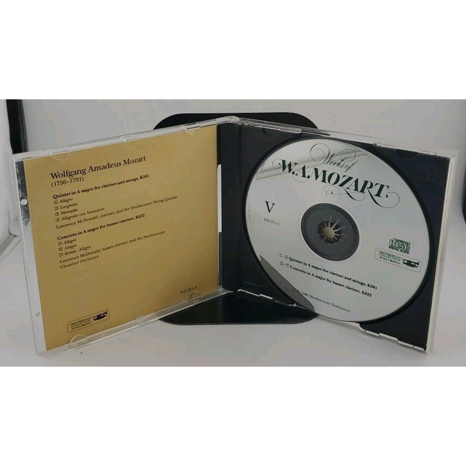 Works Of W.A. Mozart V CD