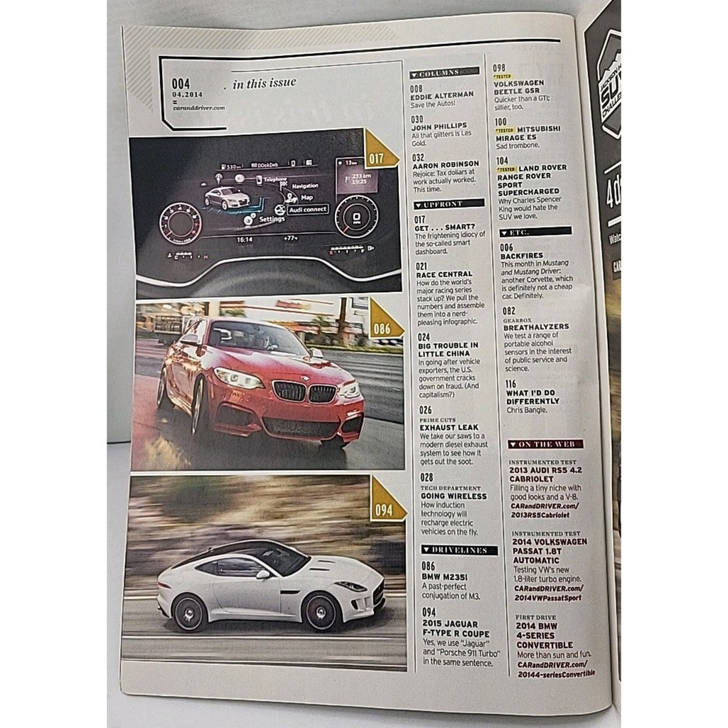 Car And Magazine - April 2014 - Vol. 59 No. 10