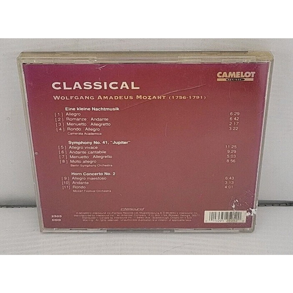 Mozart: Eine kleine Nachtmusik; Symphony No. 41 Jupiter Horn No. 2 CD