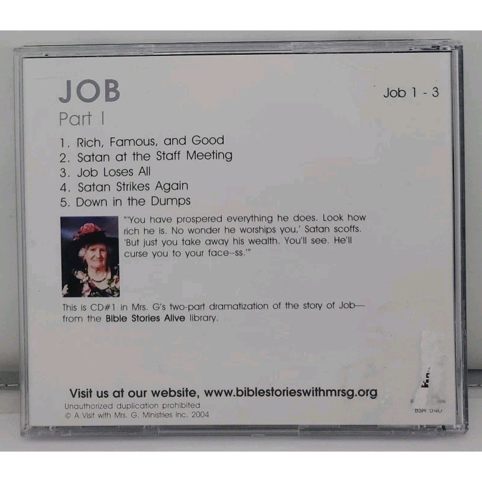 Job Part 1 Of 2 - Kitty Anna Griffiths - CD