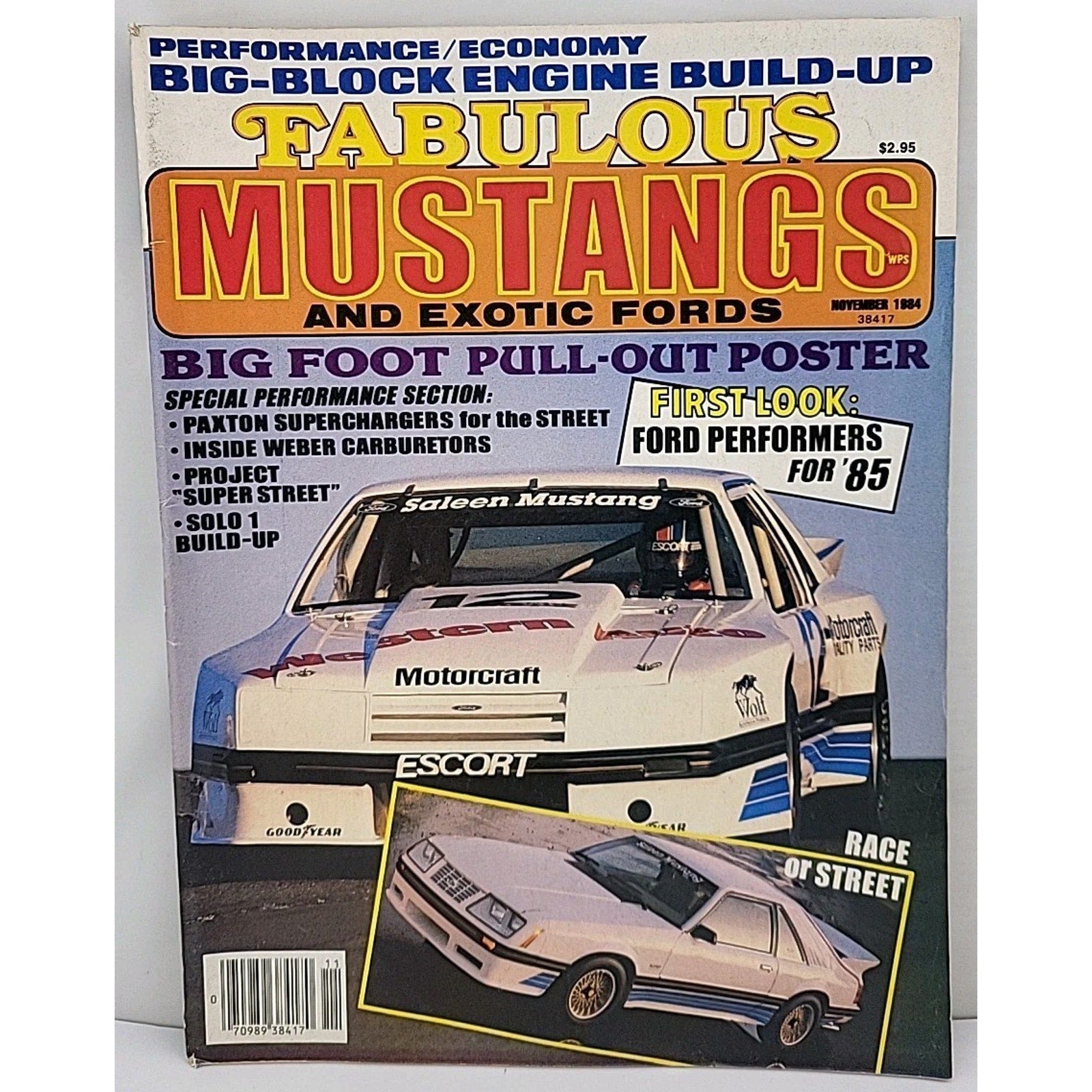 Fabulous Mustangs And Exotic Fords Magazine November 1984 Volume 4 Number 4