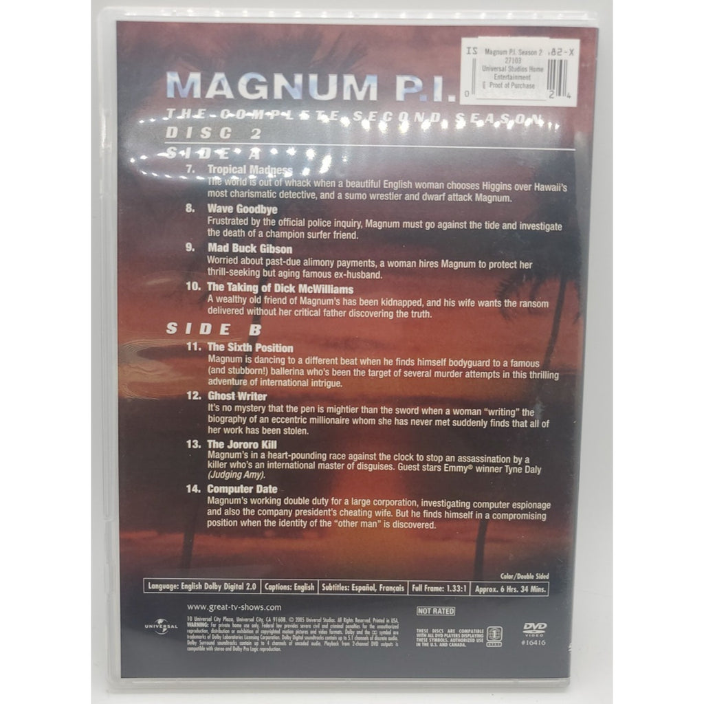 Magnum P.I.: Complete Second Season (DVD)