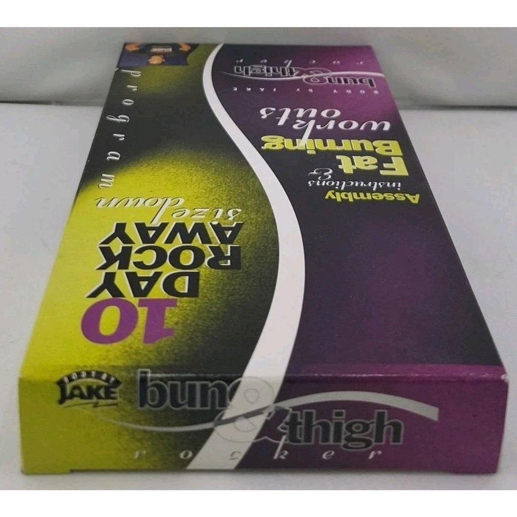 Body By Jake VHS Bun & Thigh Rocker 10 Day Rock Away Size Down