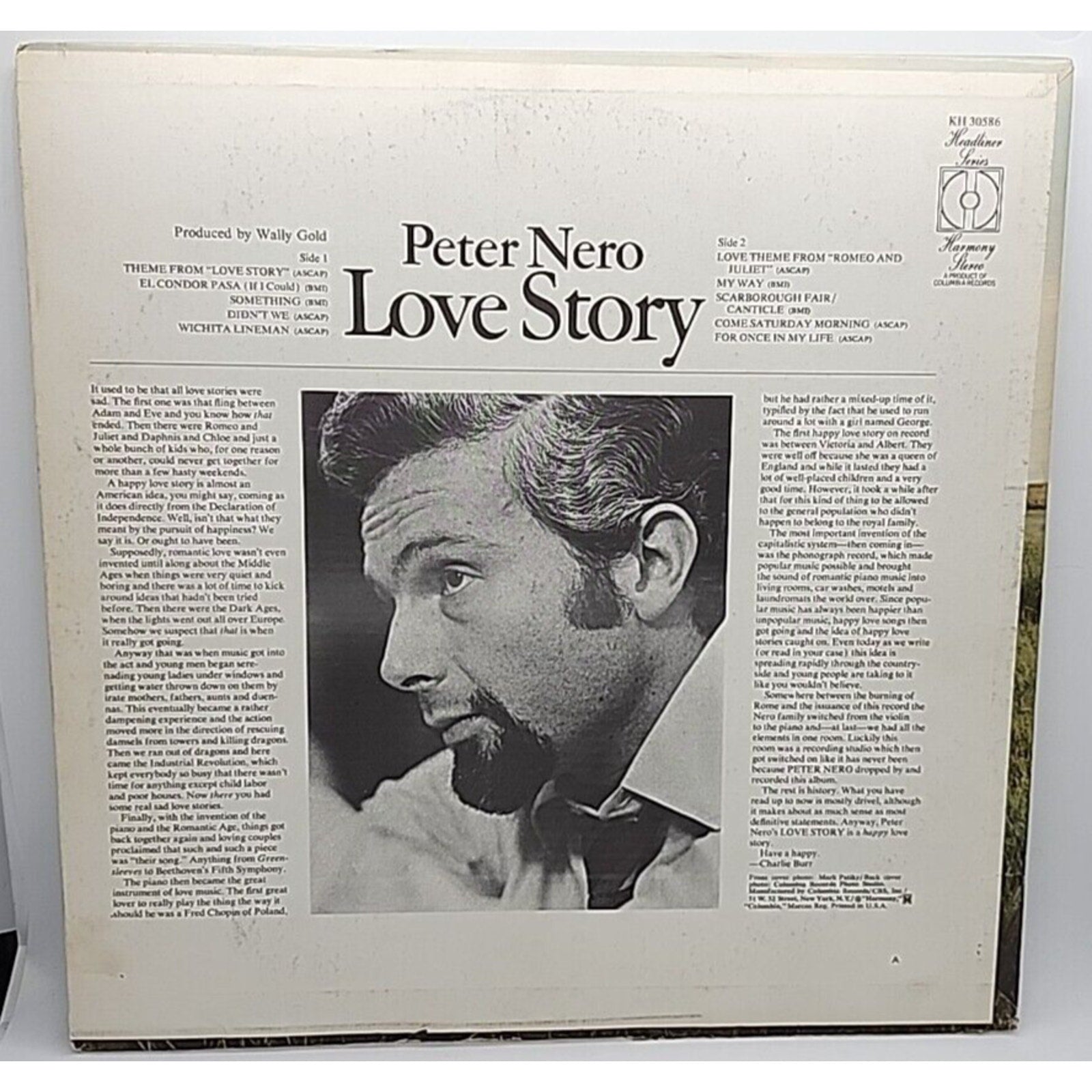Peter Nero Love Story (Record)