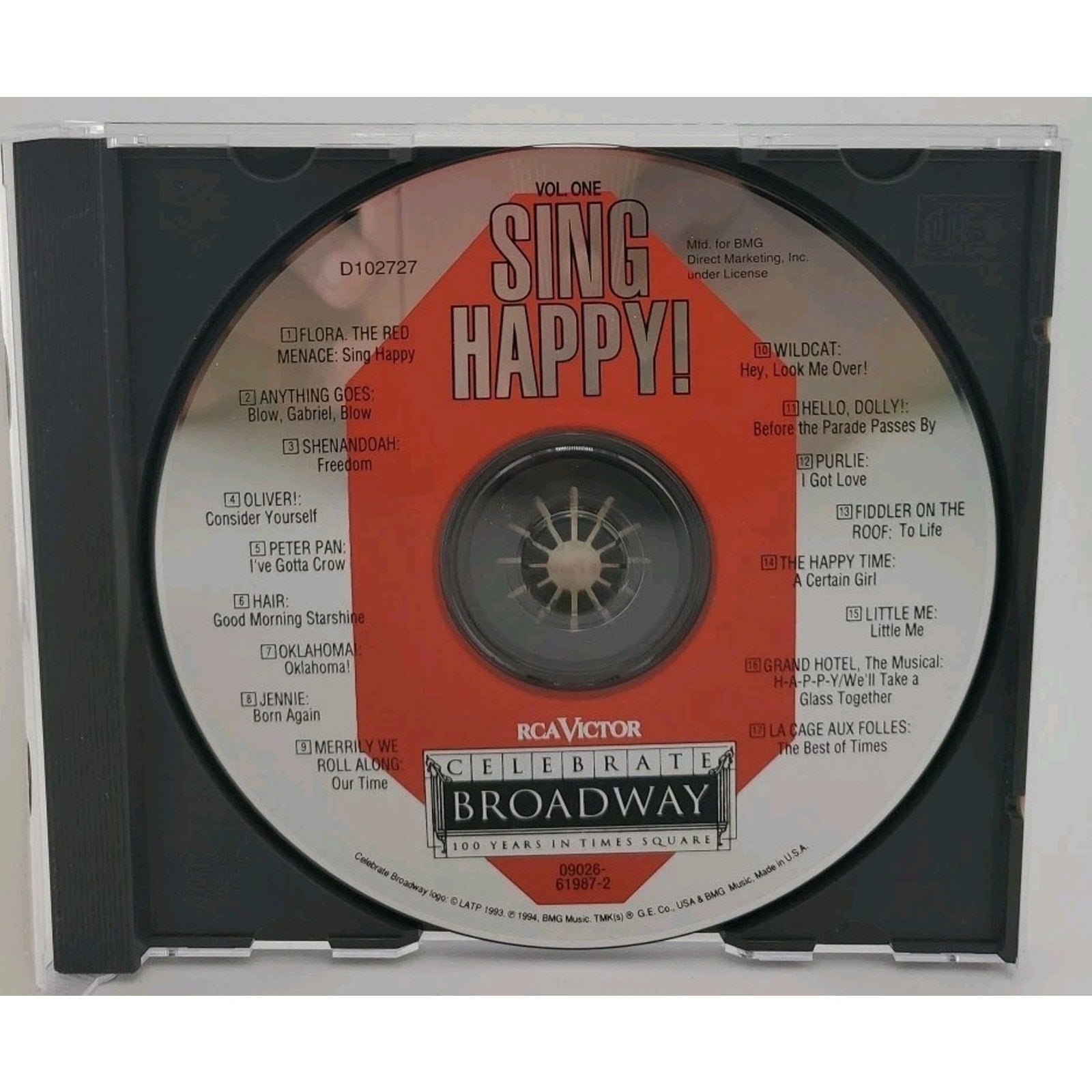 Celebrate Broadway, Vol. 1: Sing Happy! (CD)