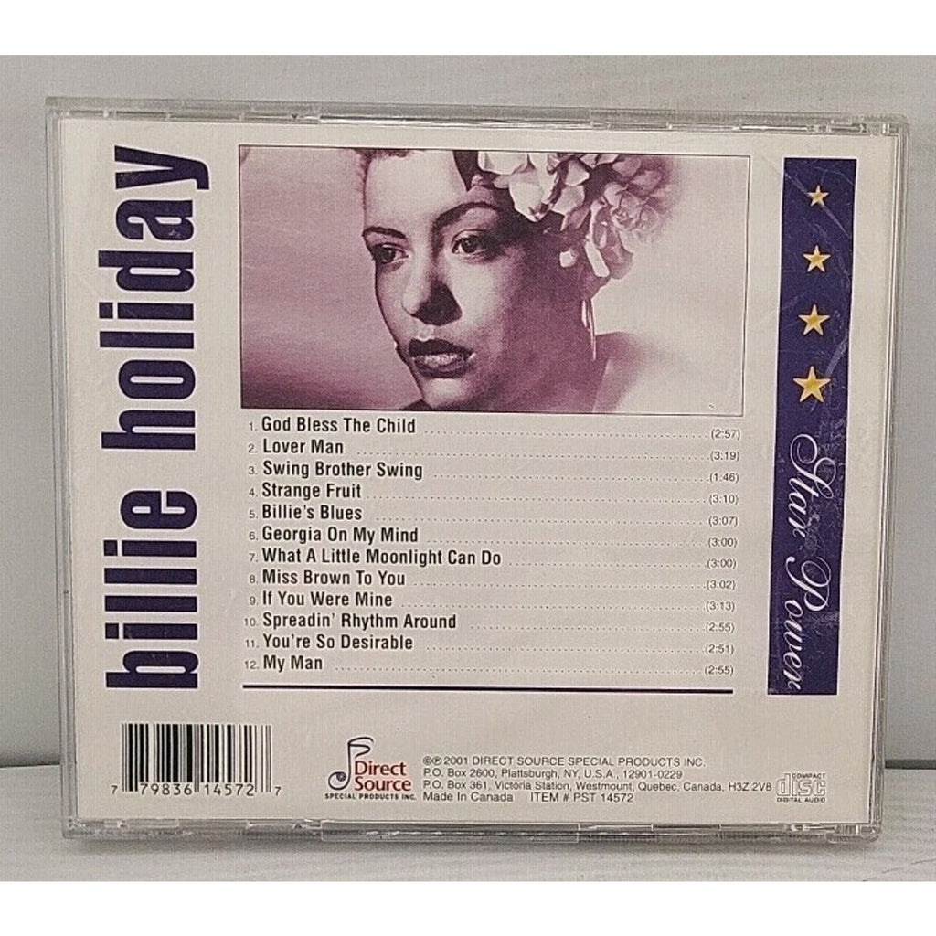 Star Power by Billie Holiday (CD, 2001)