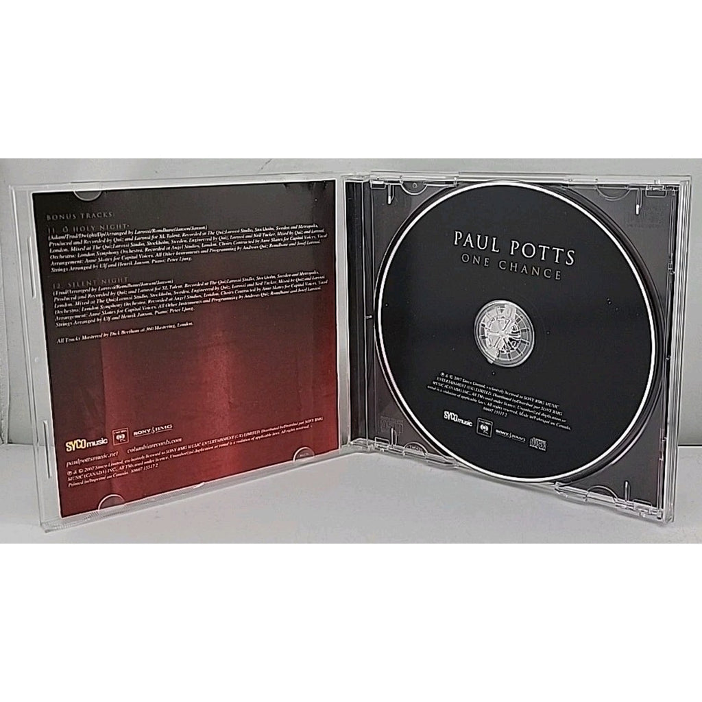 One Chance by Paul Potts (CD, 2007)
