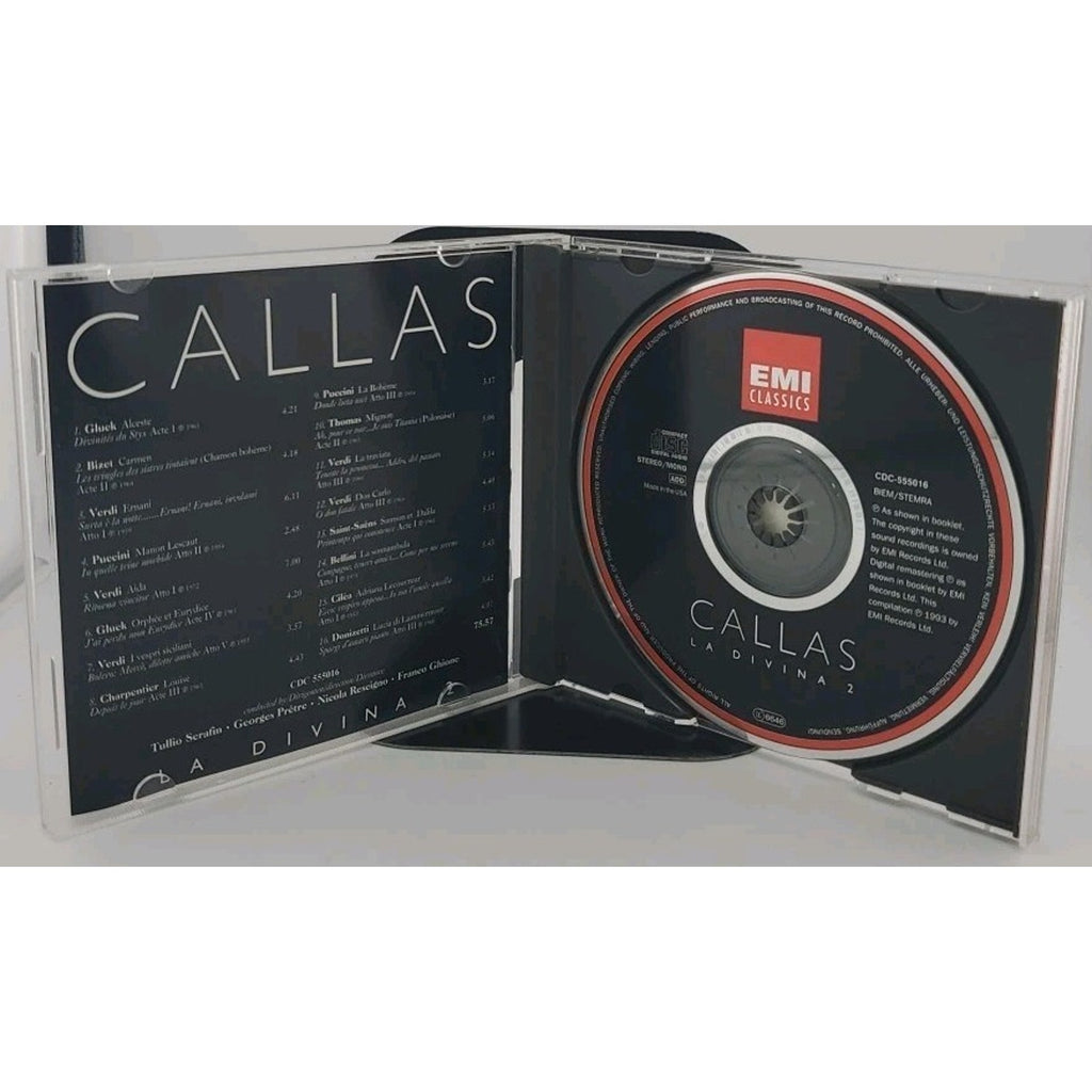 Callas: La Divina 2 CD, 16 Great Tracks, EMI Classics / EMI Records